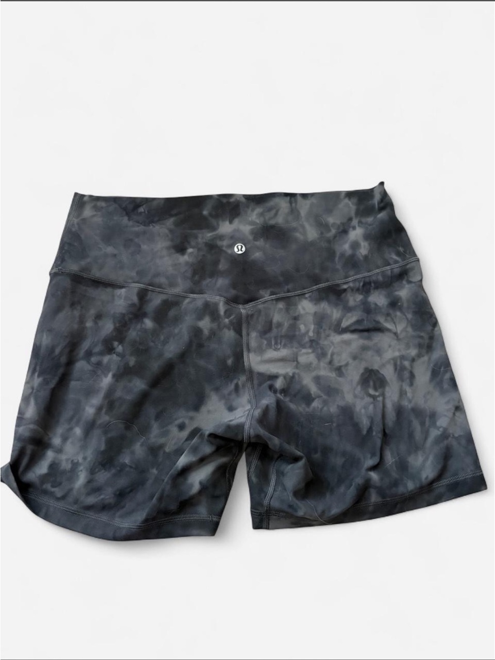 lululemon athletica Align Black Tie-Dye High-Rise Athletic Shorts